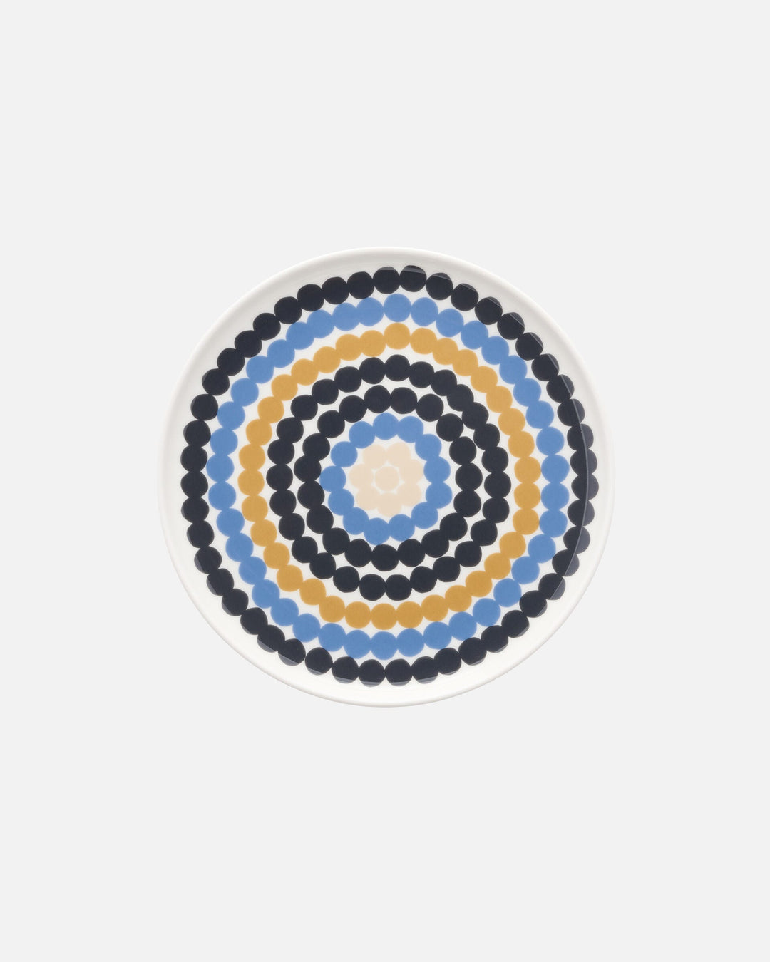 siirtolapuutarha plate 20 cm - dusty blue/multi colour