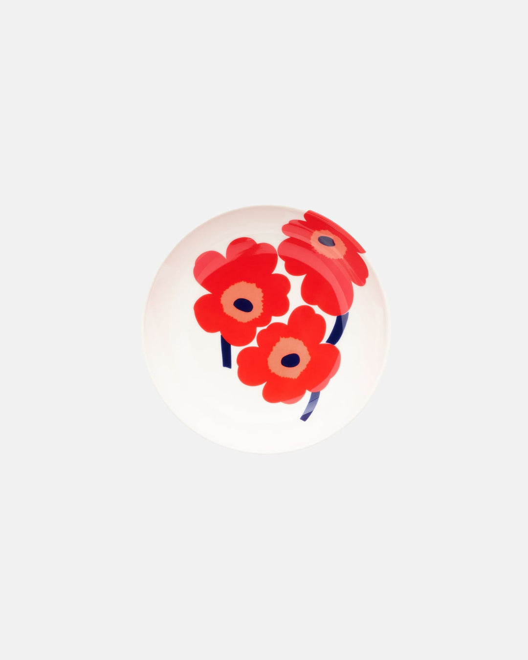 Unikko Medium Deep Plate 16 cm - Red