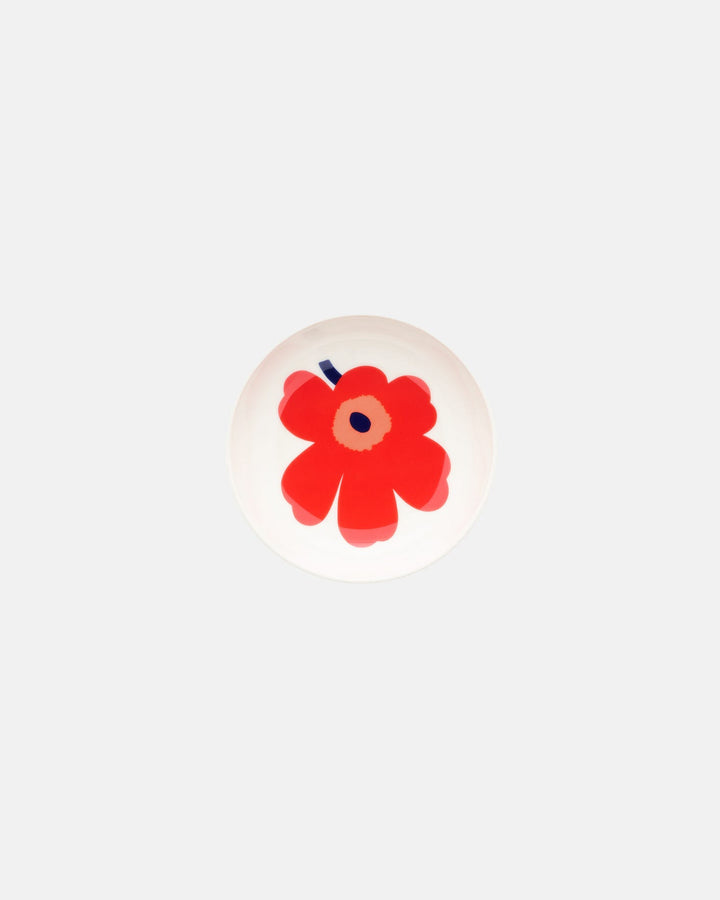 Unikko Small Deep Plate 13 cm - Red