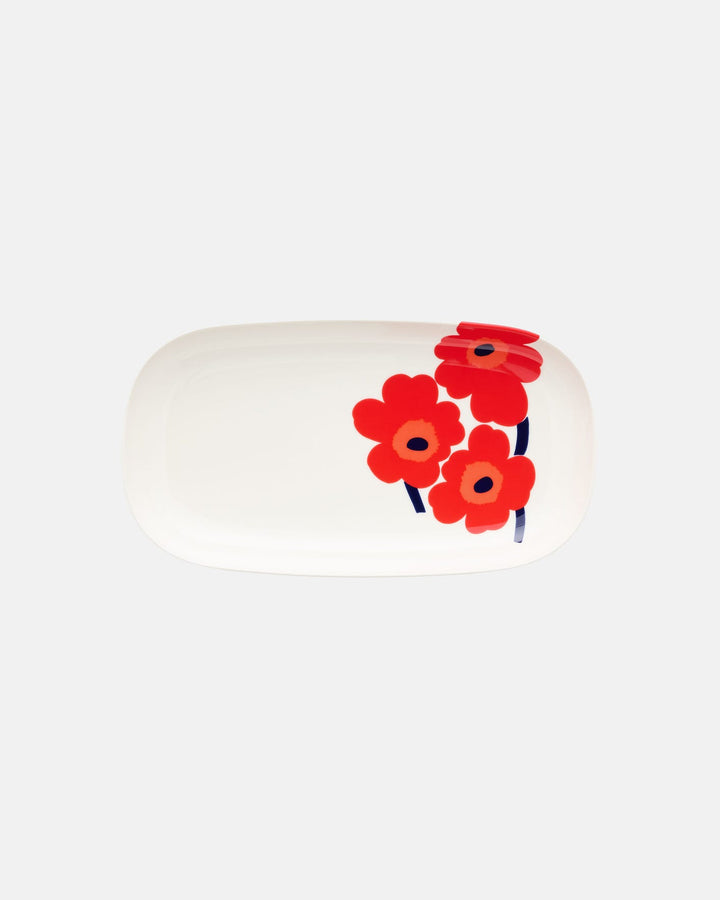 Unikko Serving Dish - Red
