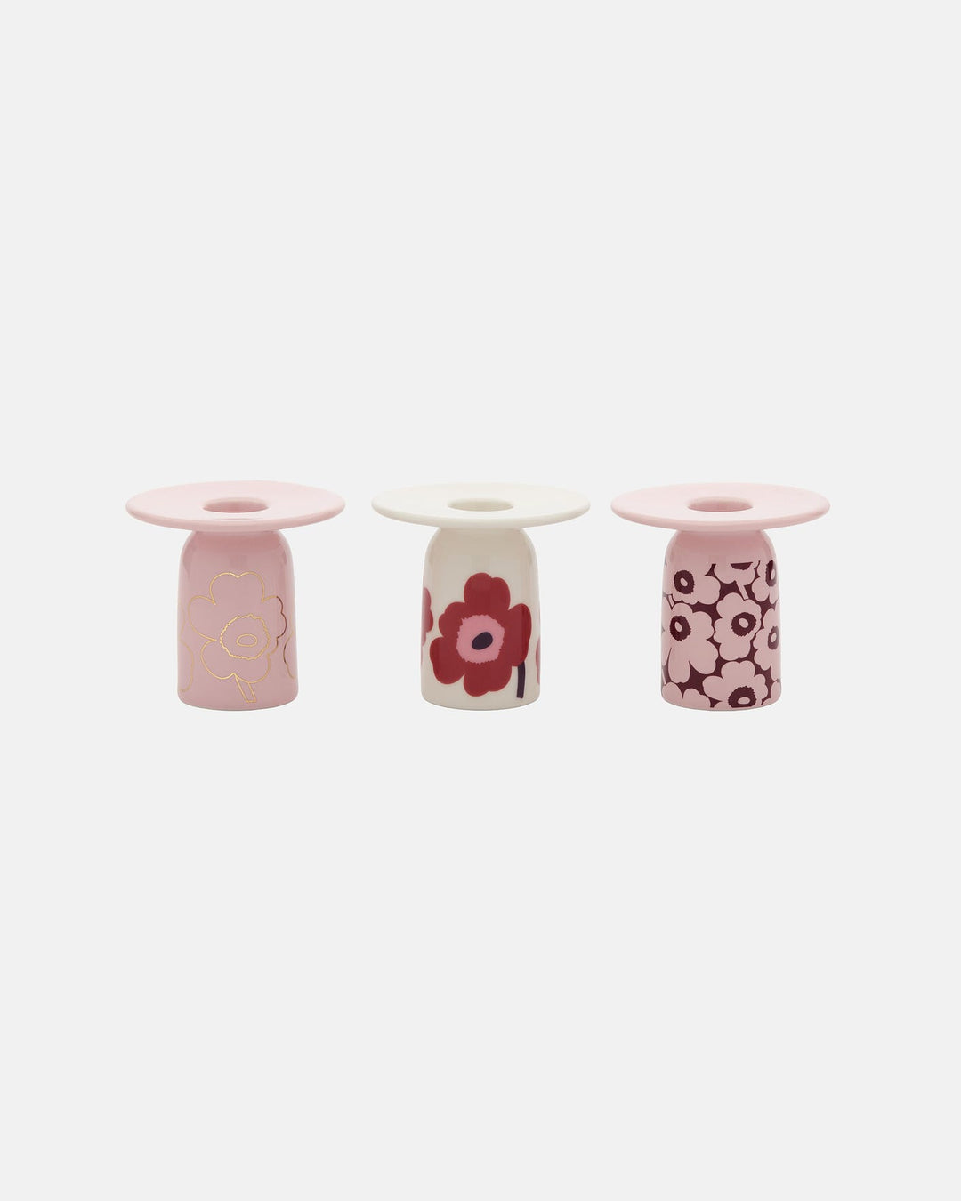 Unikko Candle Holder 3 pcs Set