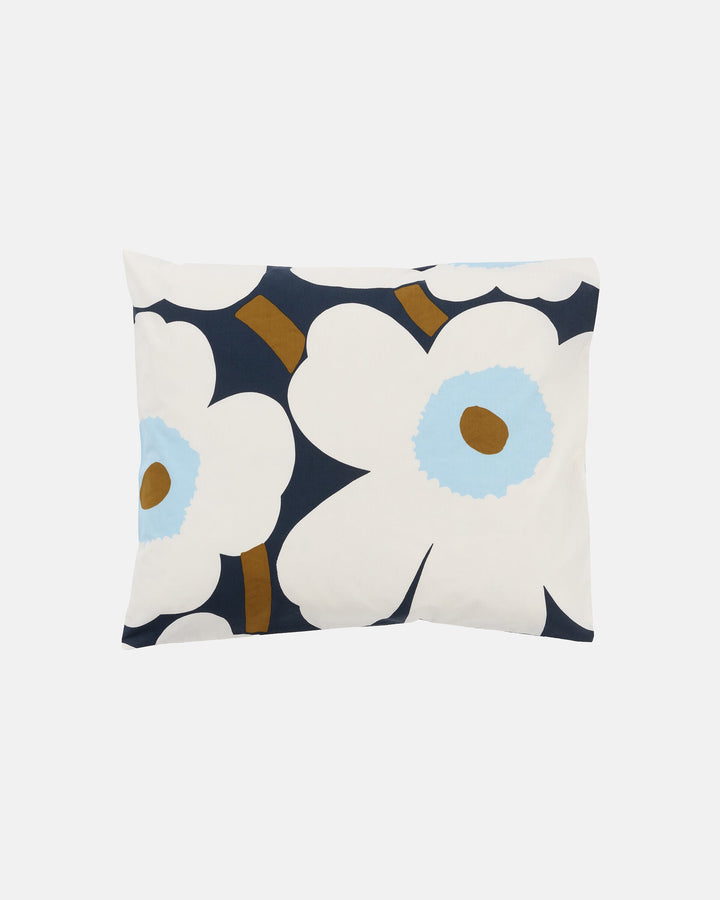 Unikko Pillow Case  - Navy