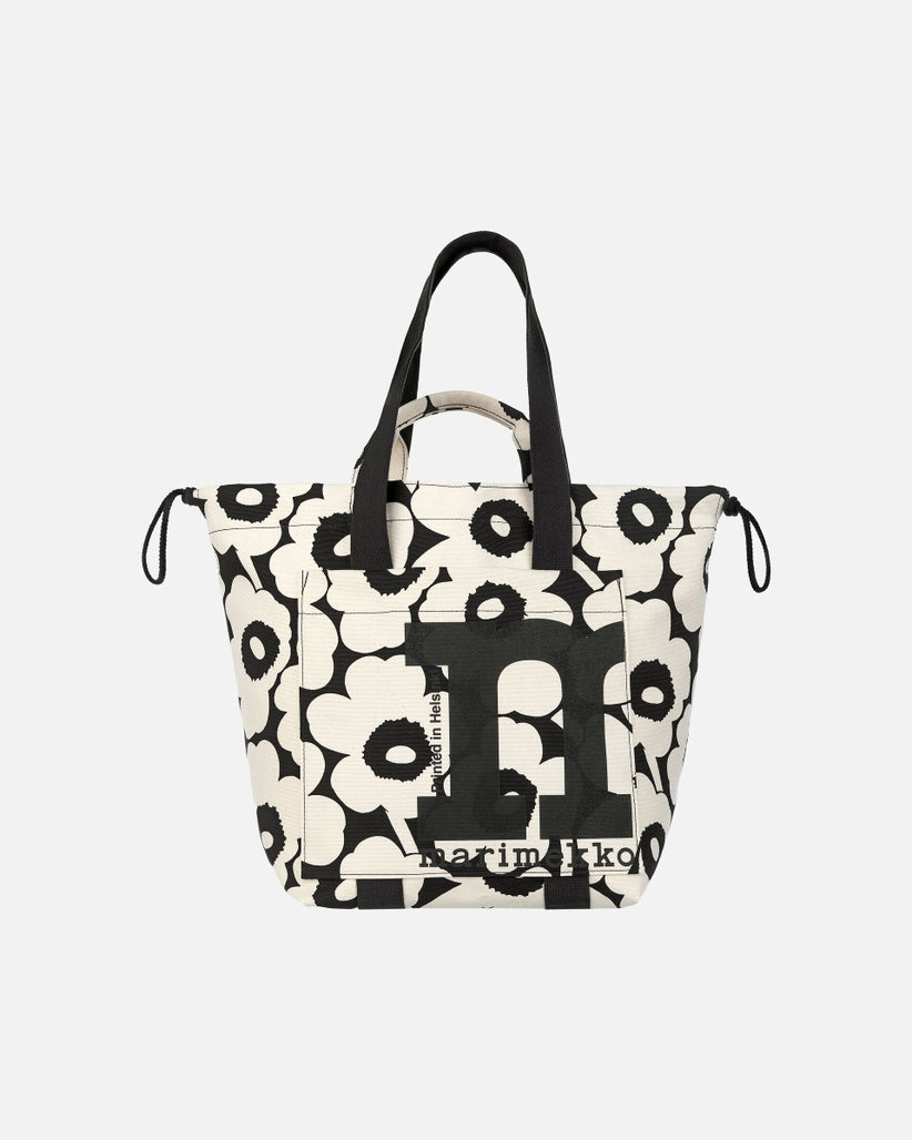 mono city tote unikko black - shoulder bag