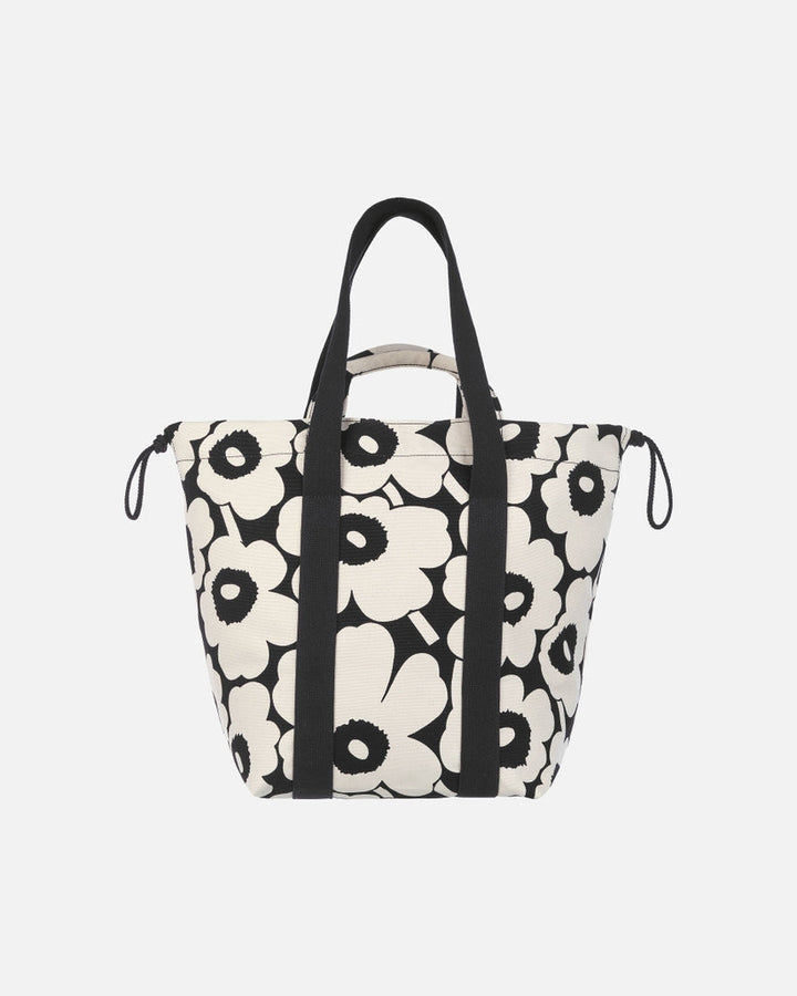 mono city tote unikko black - shoulder bag