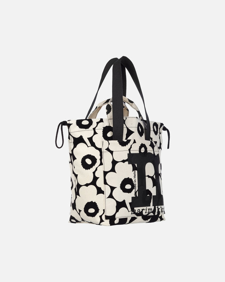 mono city tote unikko black - shoulder bag