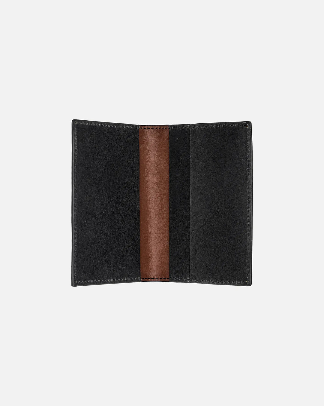 imprint fold wallet unikko - brown and black