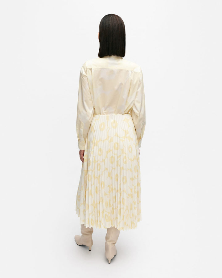 myy unikko pleated skirt - yellow