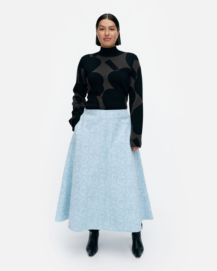 misla mini piirto unikko - cotton skirt