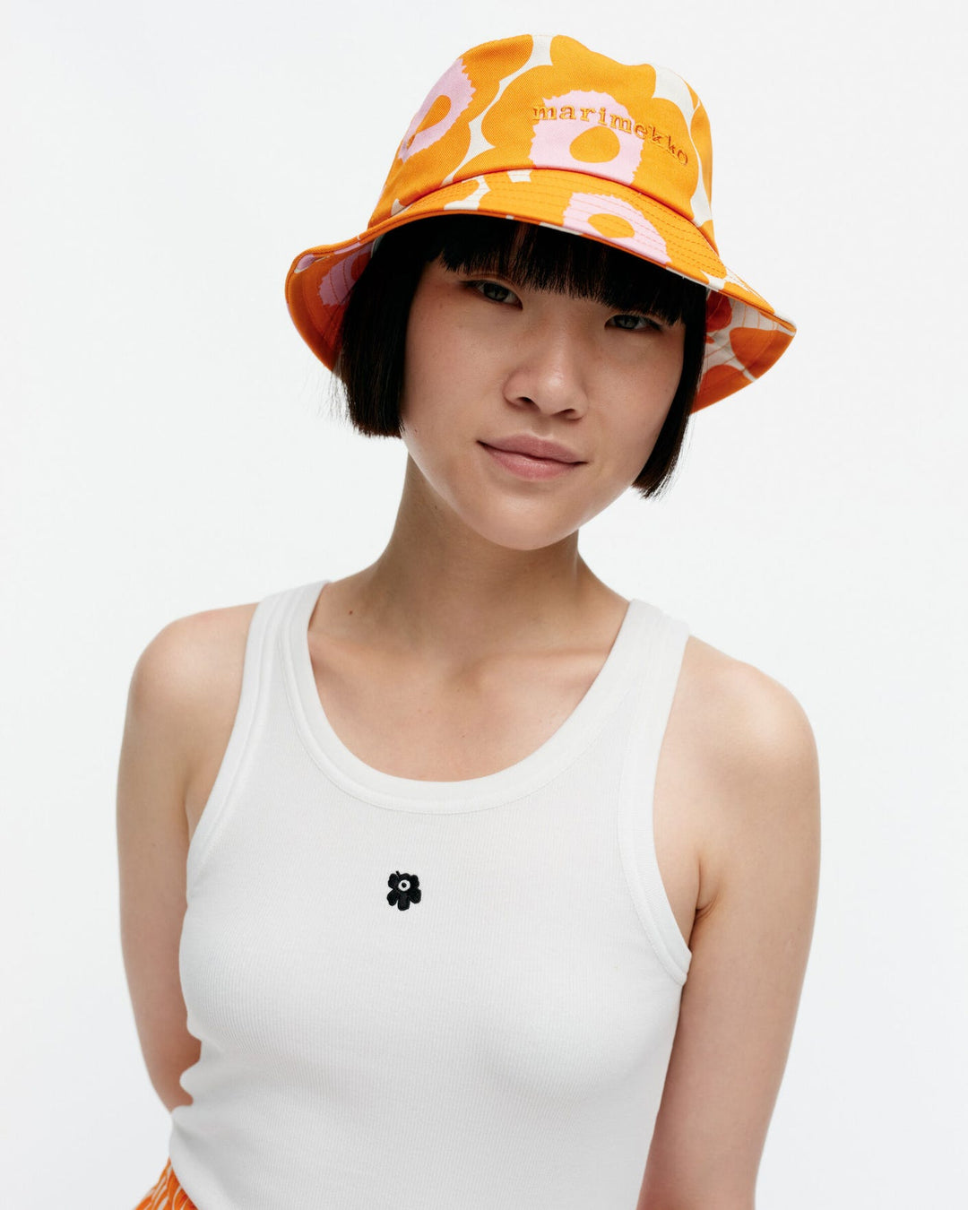 mäkikaura unikko orange - bucket hat