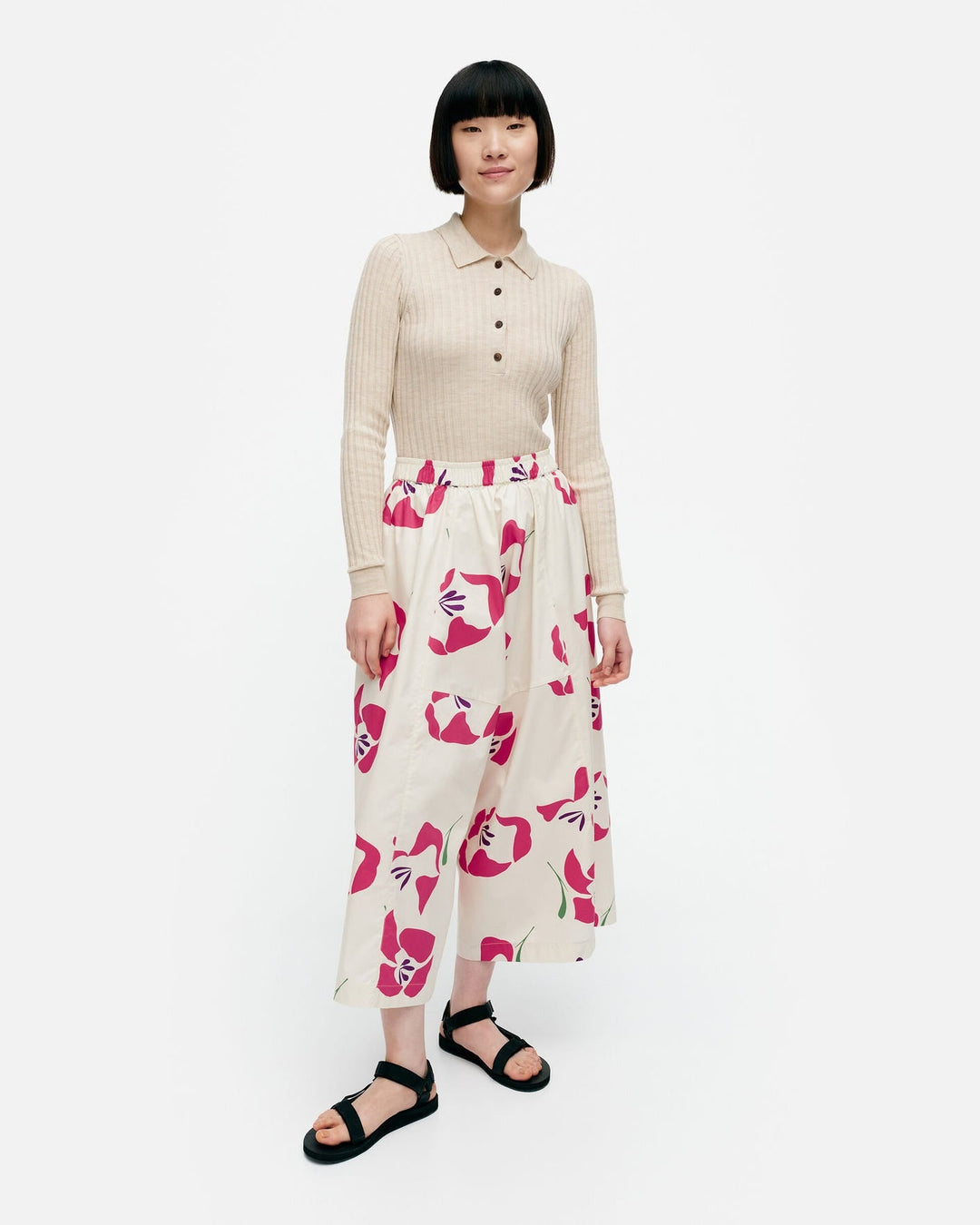 kressida helakka - cotton poplin culottes