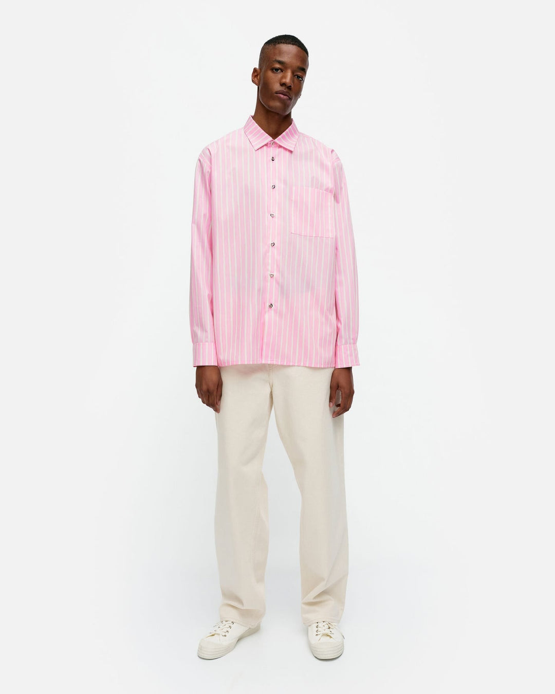 kioski jokapoika unisex pink - cotton shirt