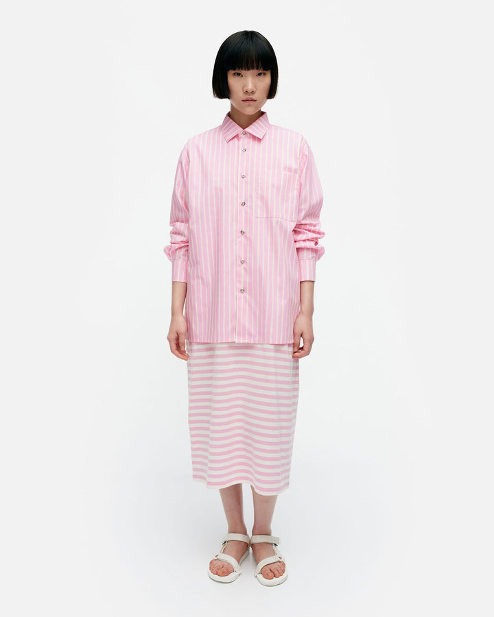 kioski jokapoika unisex pink - cotton shirt