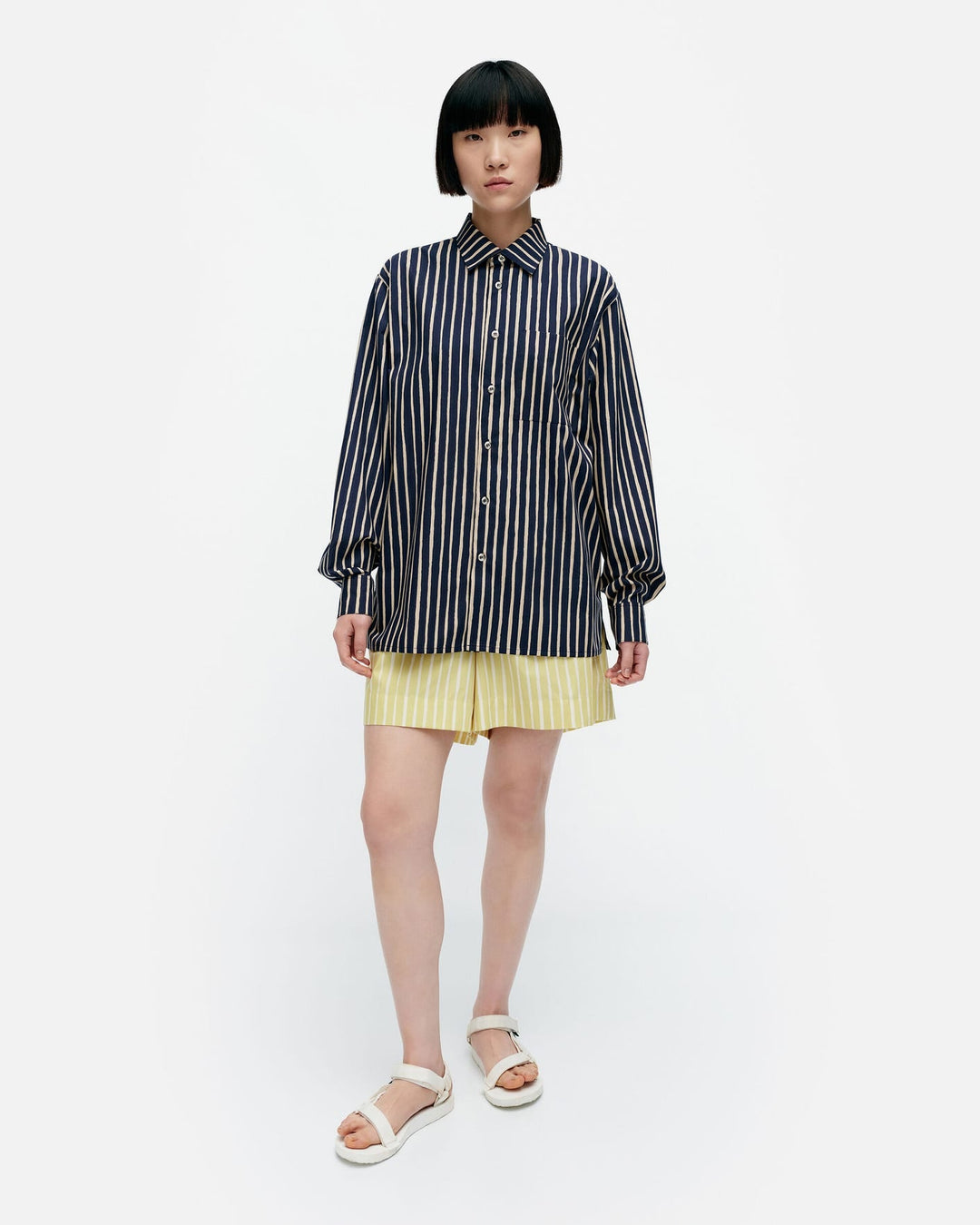 kioski jokapoika unisex navy - cotton shirt