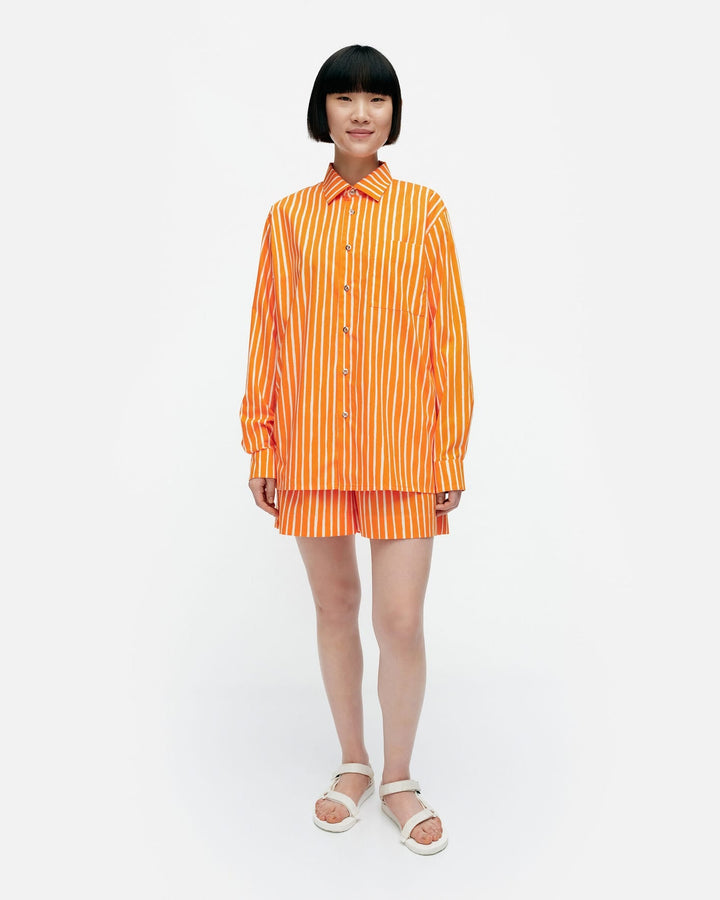 kioski jokapoika unisex orange - cotton shirt