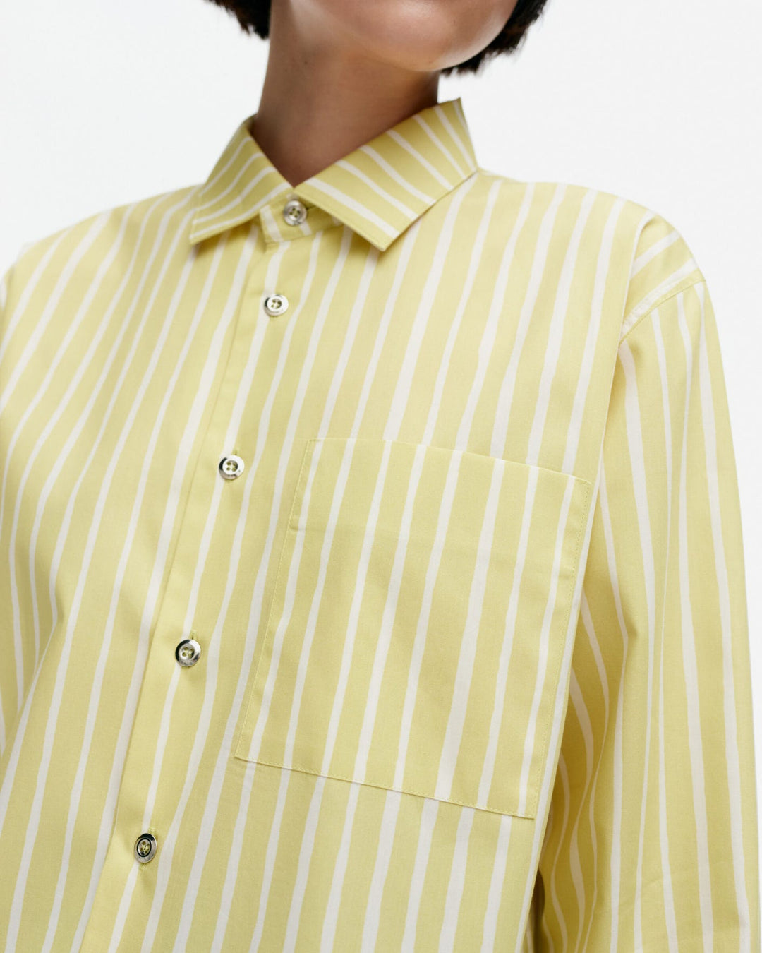 kioski jokapoika unisex yellow - cotton shirt