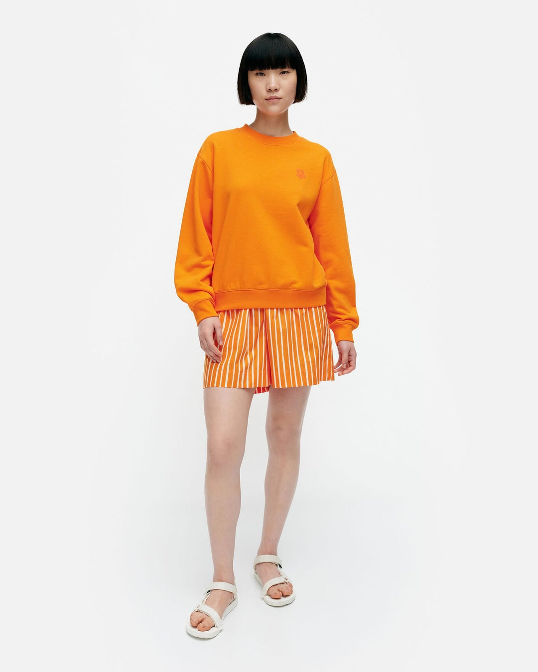 leiot unikko sweatshirt - orange