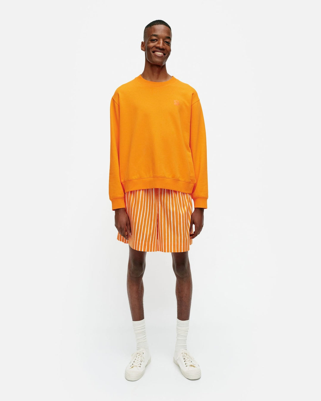 leiot unikko sweatshirt - orange