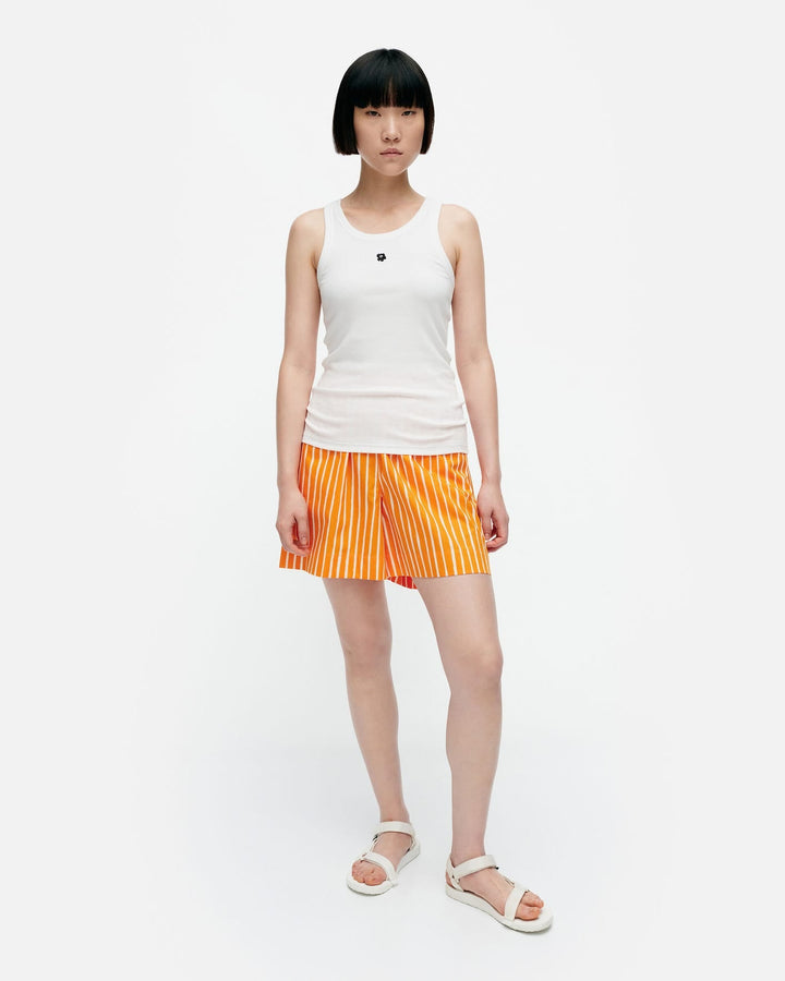 kedol unikko rib tank top - white (XL)