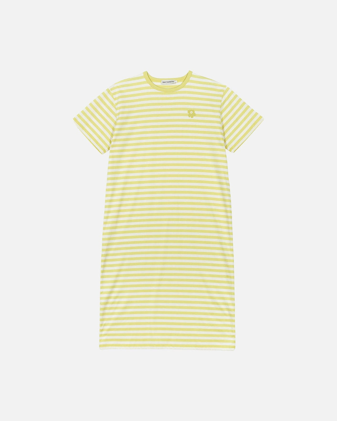 tasaraita oversized - jersey dress - yellow