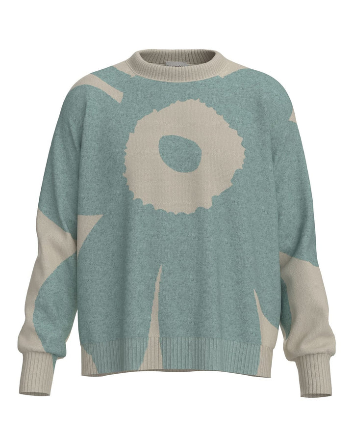 kioski neutra unikko knit jumper - teal