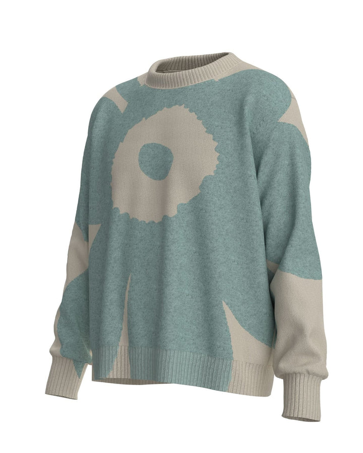 kioski neutra unikko knit jumper - teal