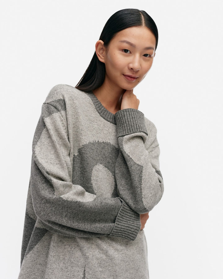 kioski neutra unikko knit jumper - grey (L)