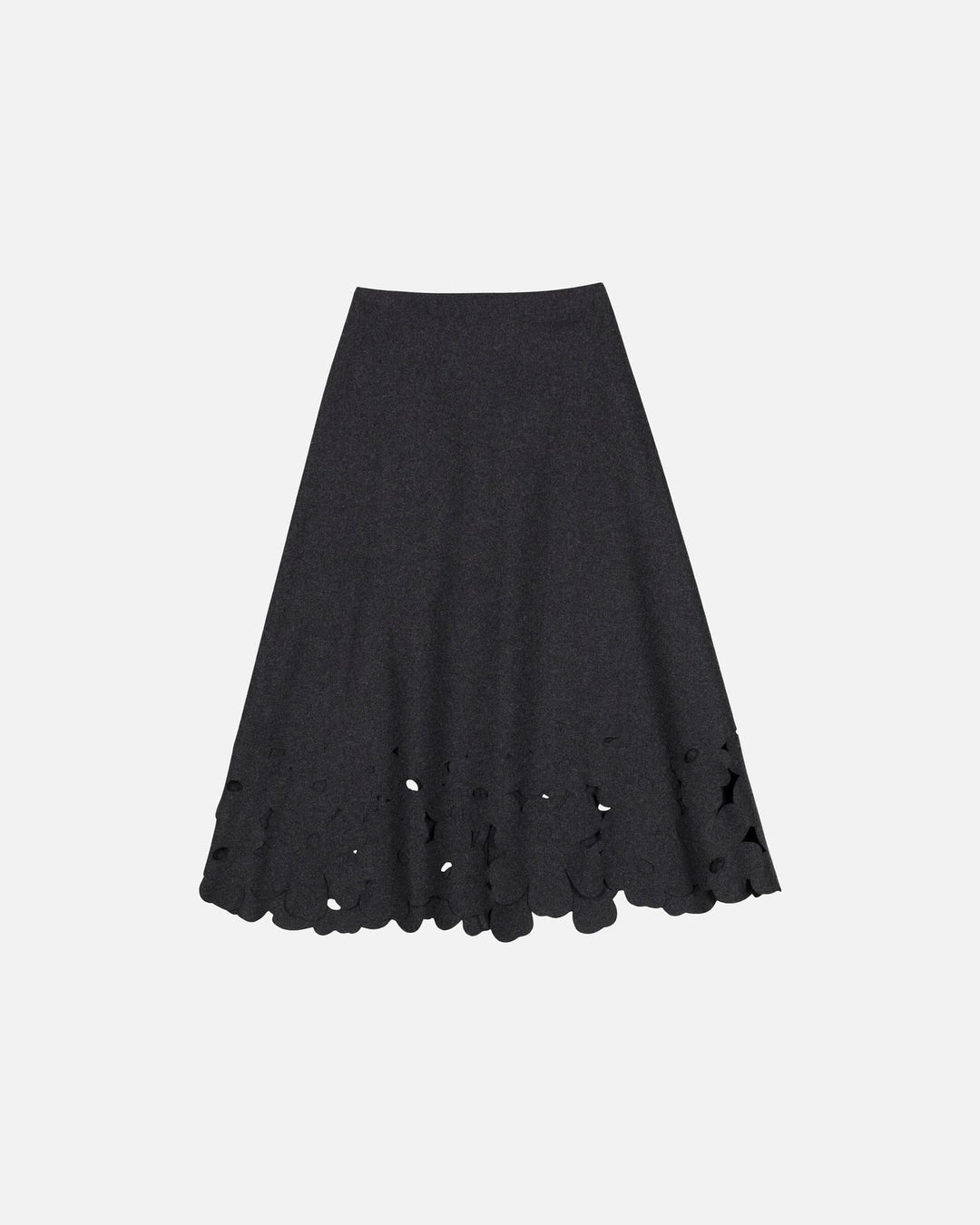 kartio unikko felted wool skirt