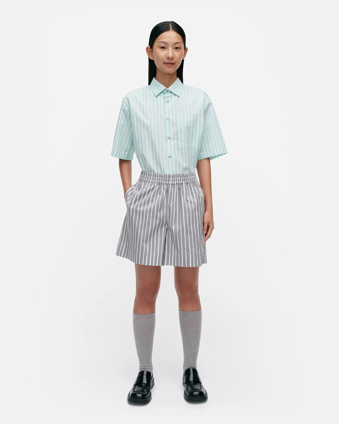 jokapoika grey - cotton shorts