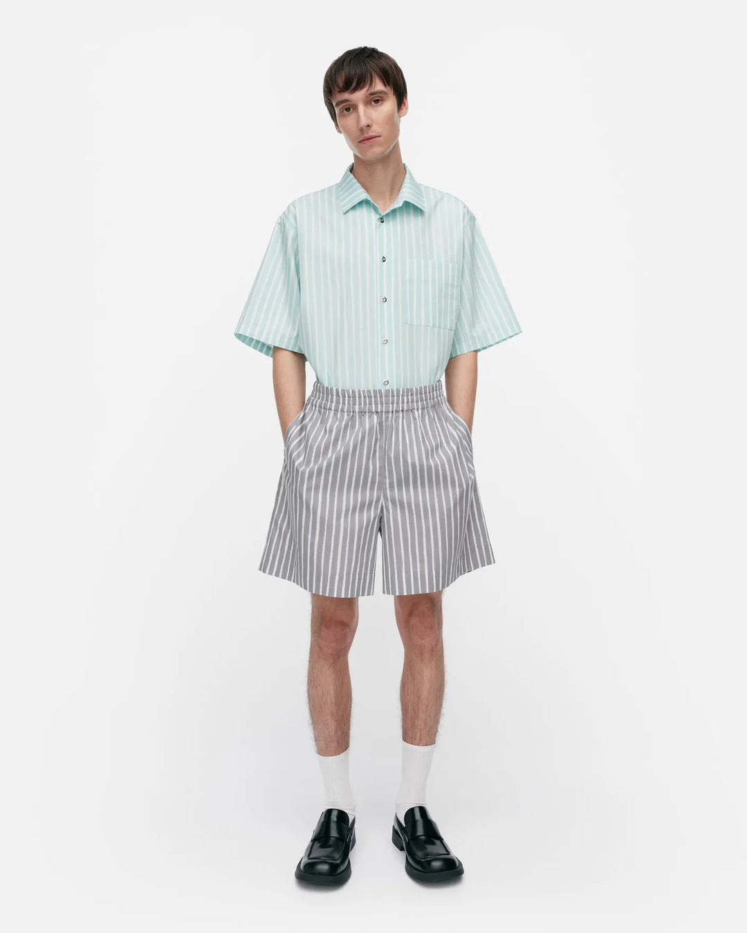 jokapoika cotton shorts - grey