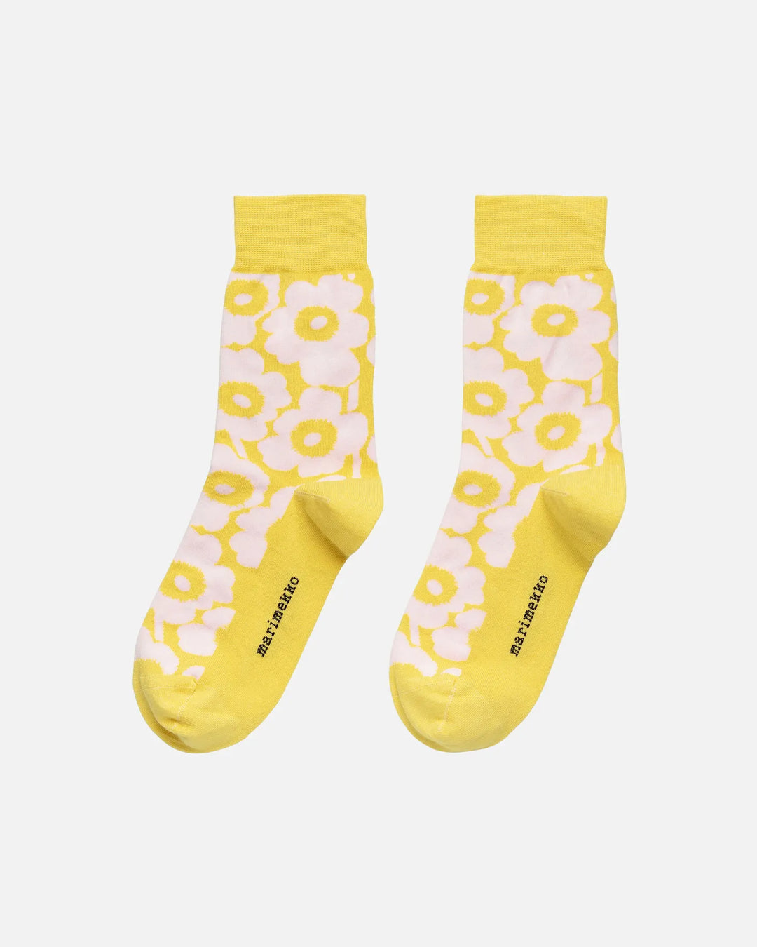 kirmailla unikko socks - pink/yellow