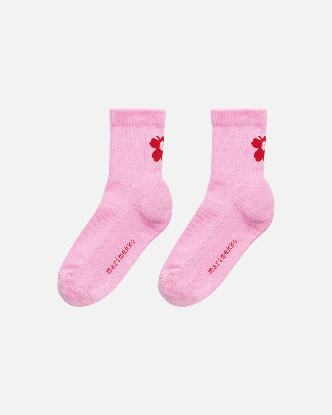 puikea unikko pink, red - short socks