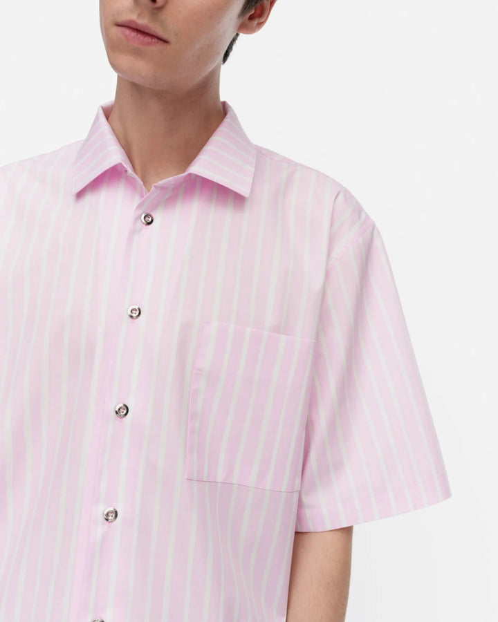 kioski jokapoika unisex shortsleeve pink - cotton shirt