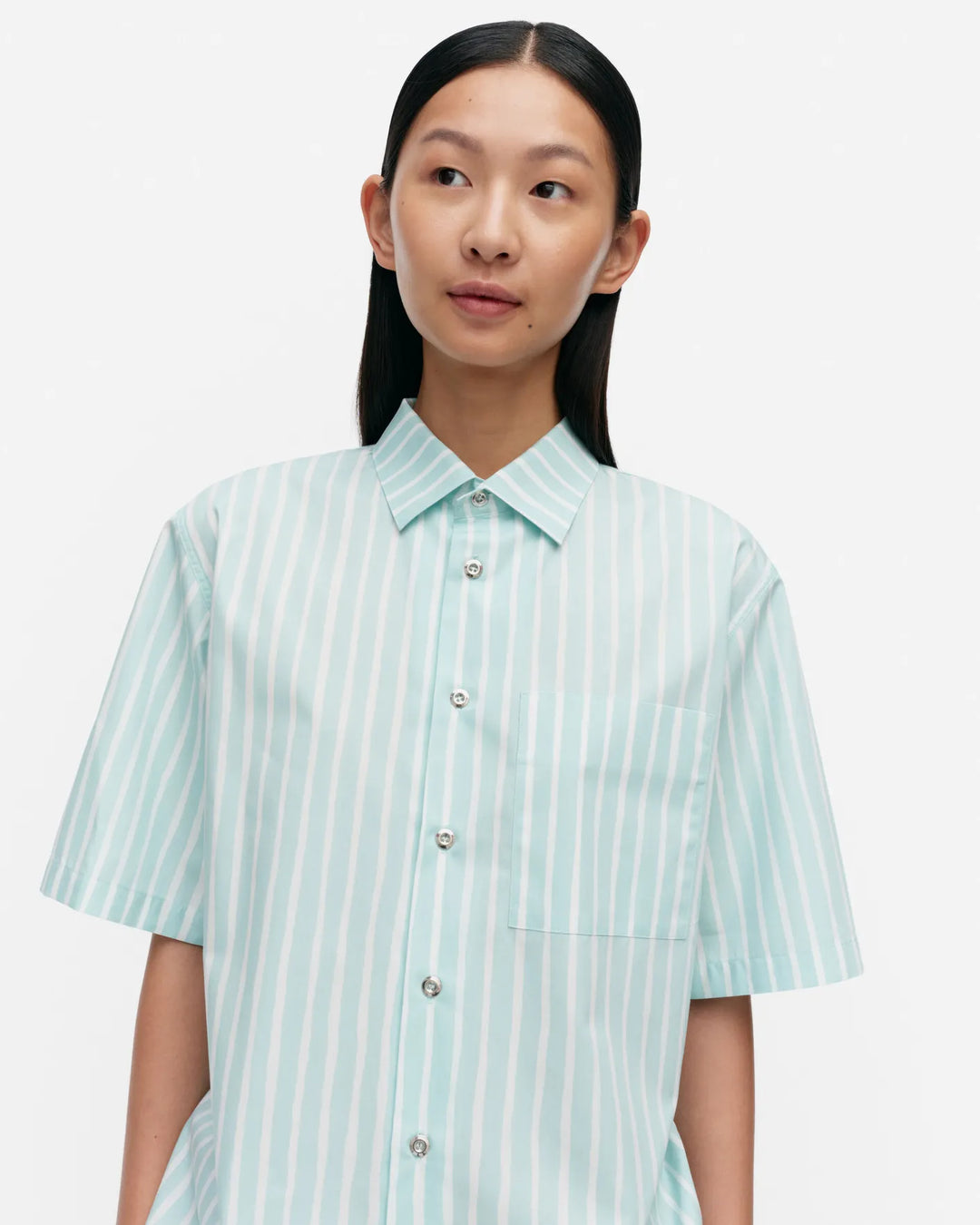 kioski jokapoika unisex shortsleeve blue - cotton shirt