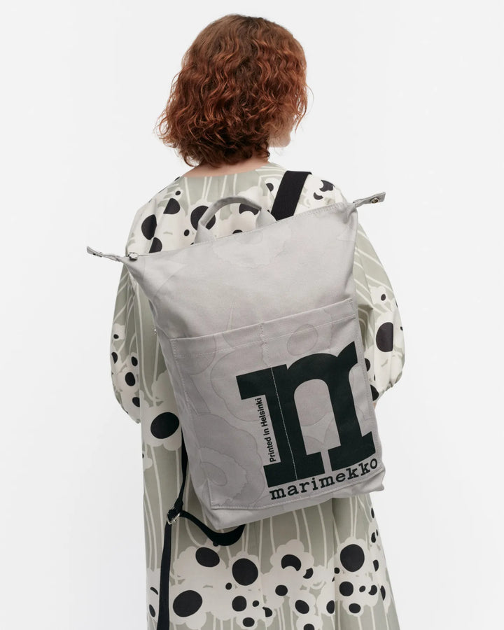 mono backpack unikko - grey