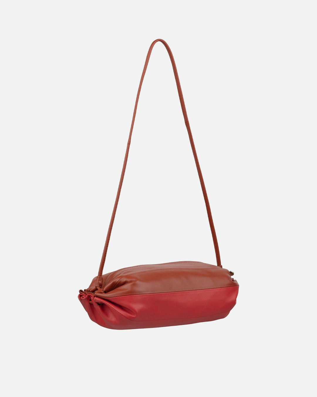 karla leather bag multi - reds