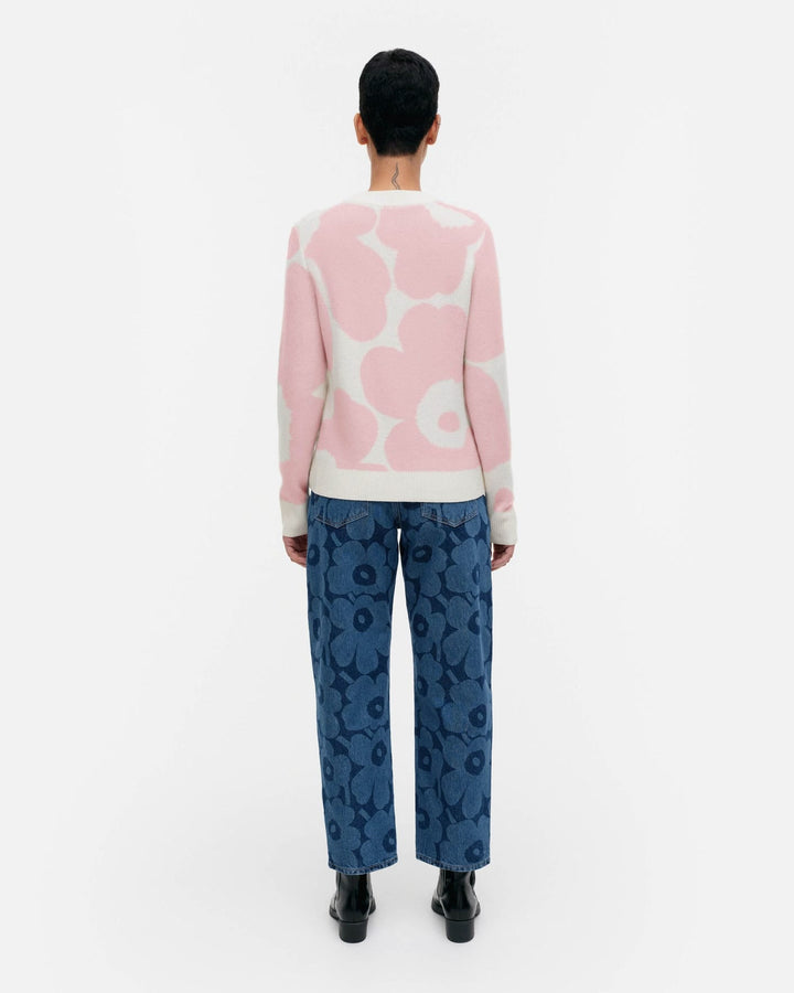 aukio unikko cashmere knitted pullover - pink