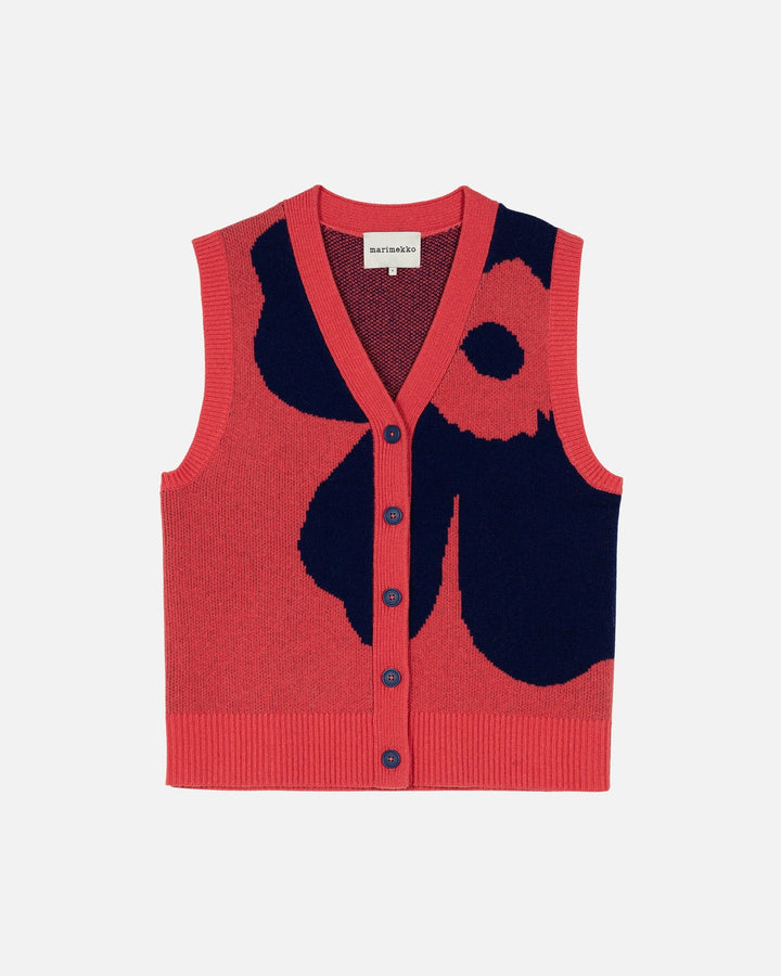 kioski jaava unikko knitted wool vest (XXS)