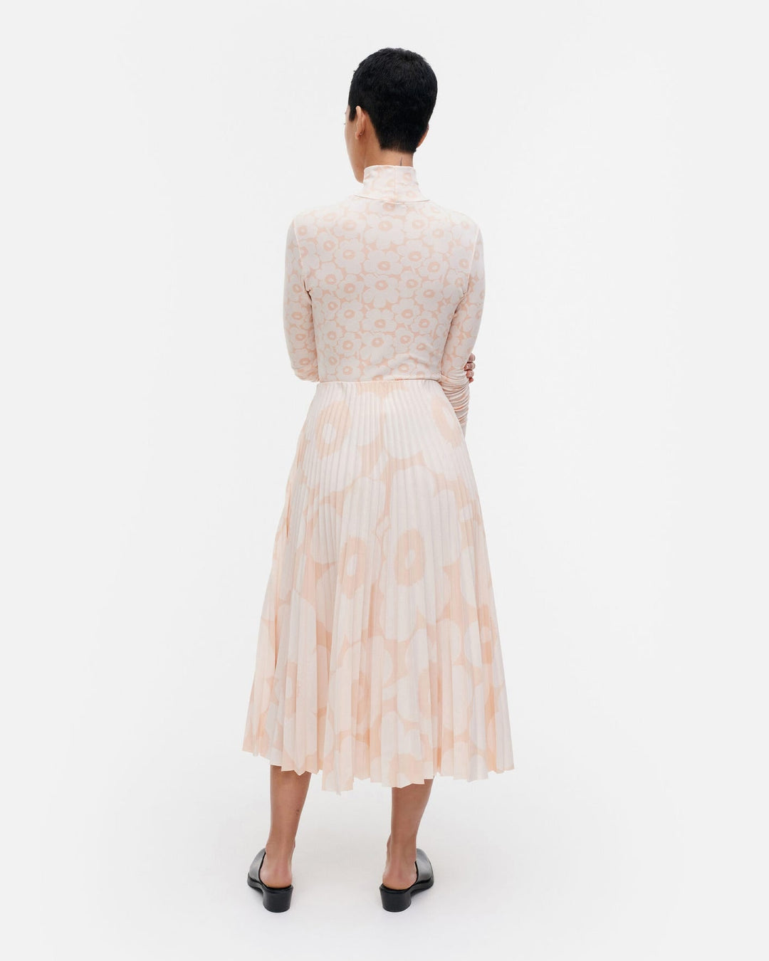 myy unikko pleated skirt - blush