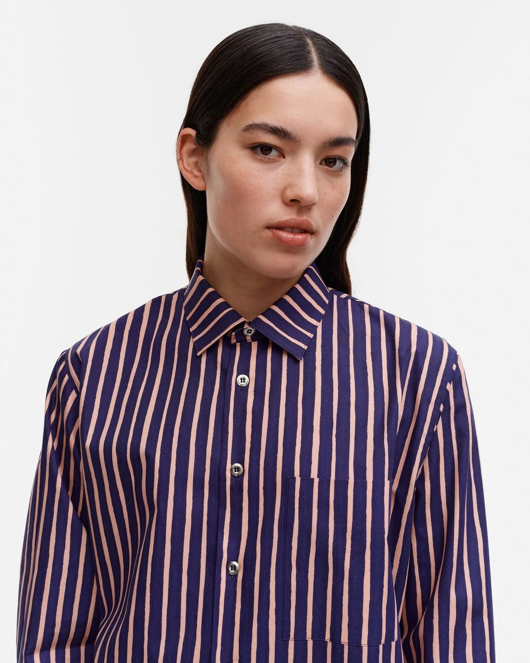 jokapoika unisex shirt - indigo/blush