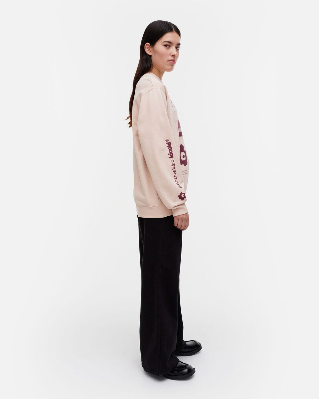 loisto unikko tribute placement - blush sweatshirt