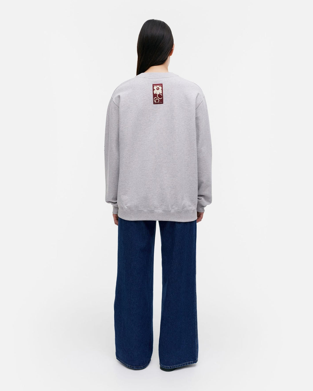 loisto unikko tribute placement - grey sweatshirt