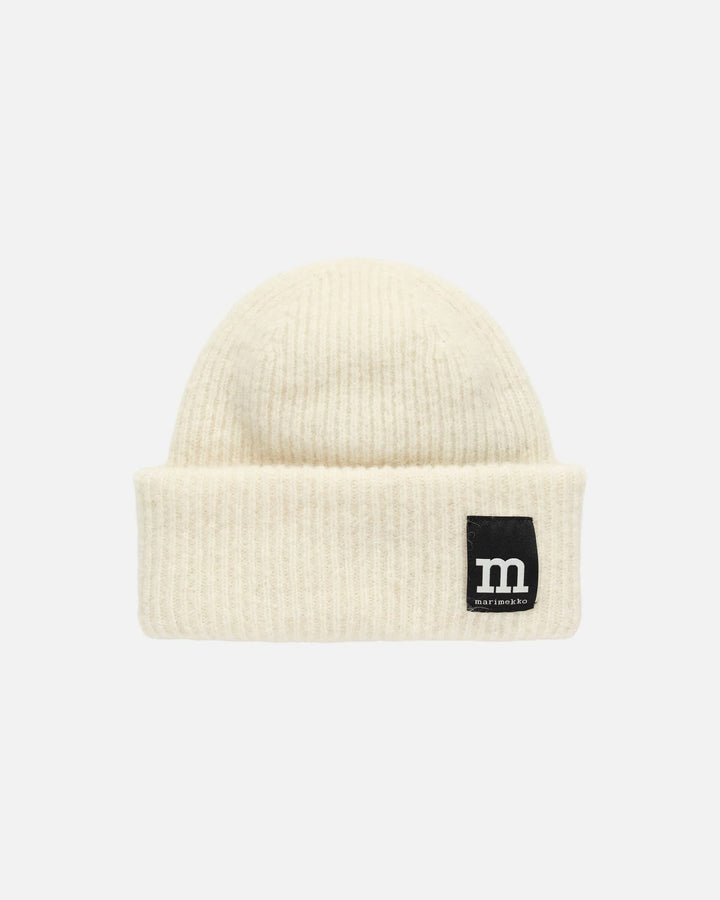 pjettar solid knitted toque - cream