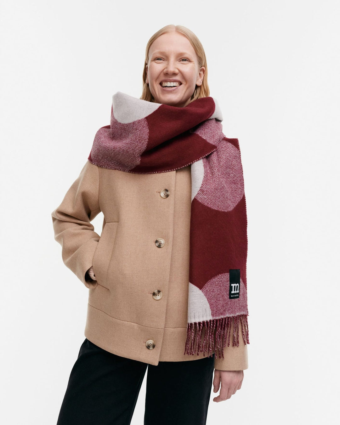 oydis peili scarf - maroon