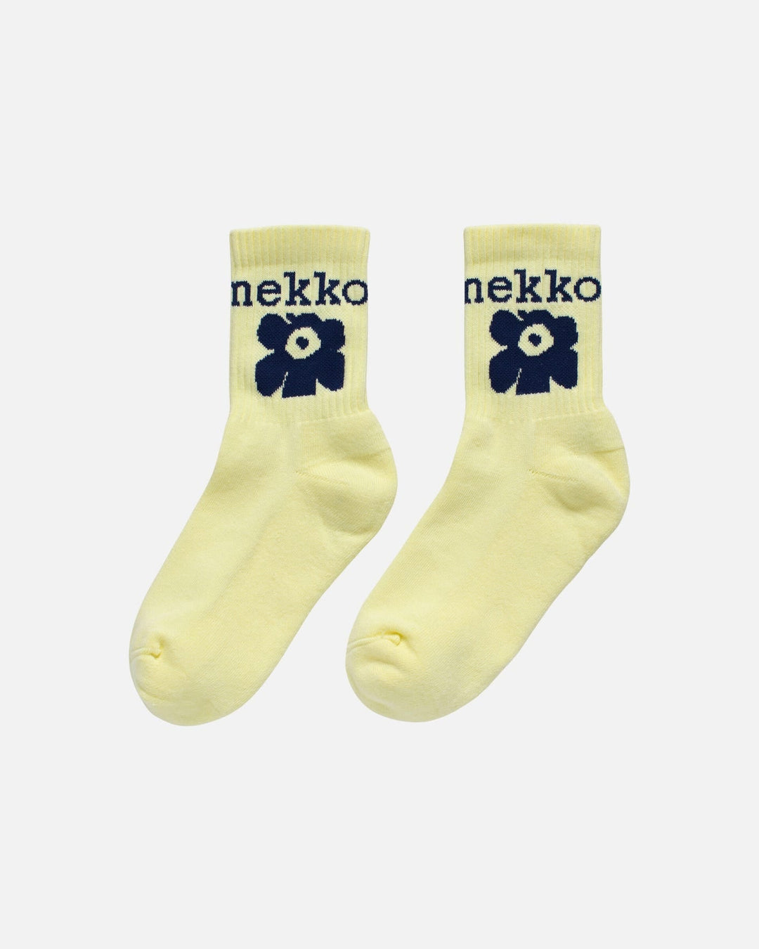 kioski puffi unikko socks - yellow