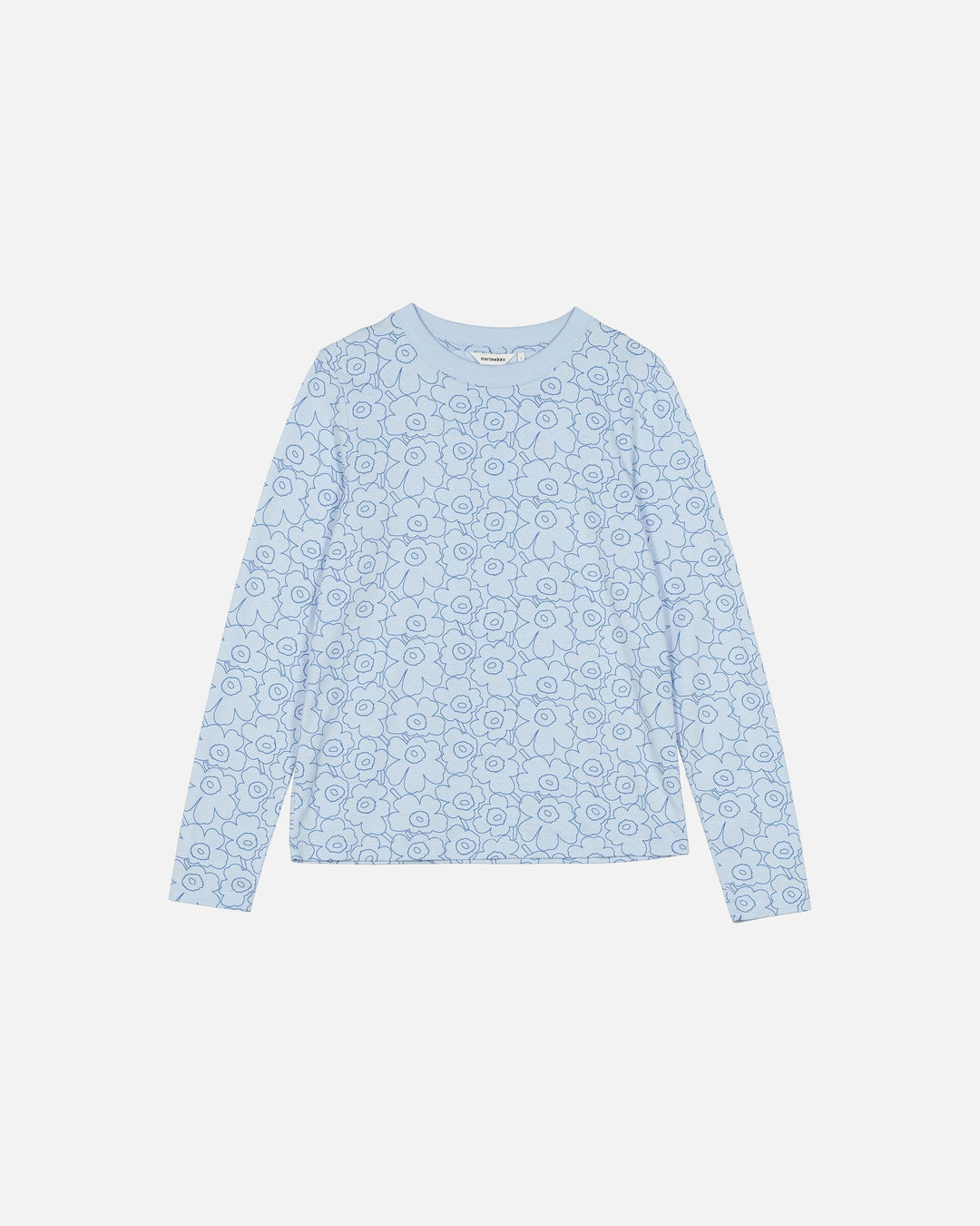 sekunti piirto unikko long-sleeve shirt - blue