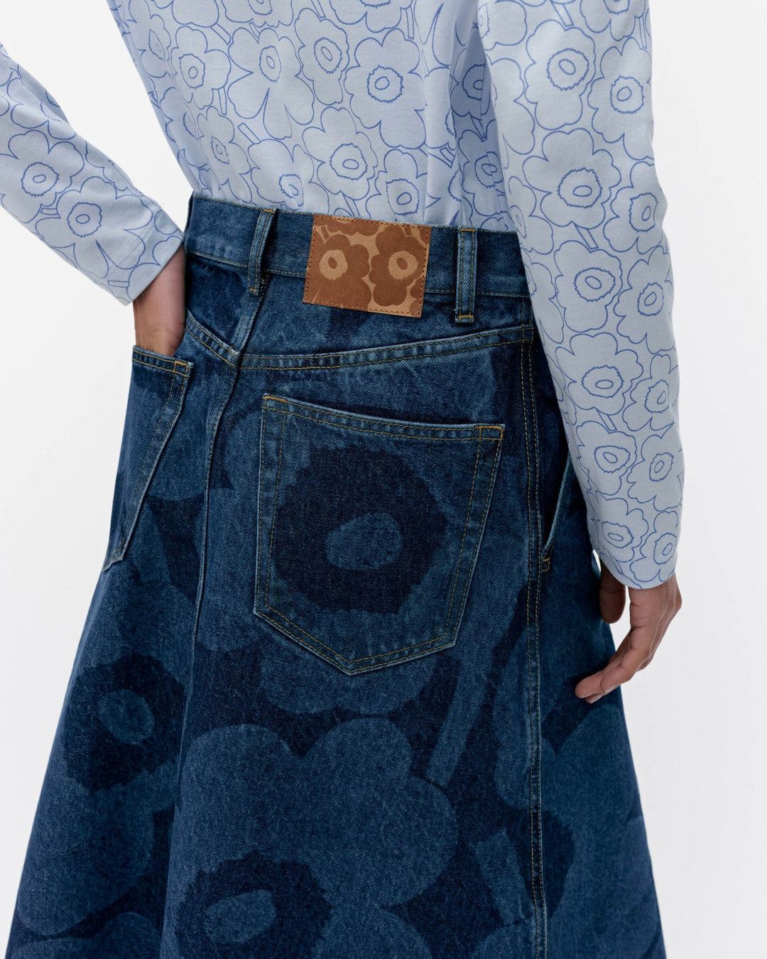 maridenim suoritus unikko skirt