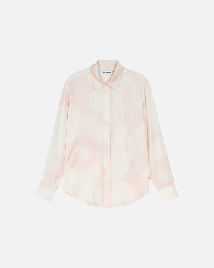 maija unikko silk blouse - light pink