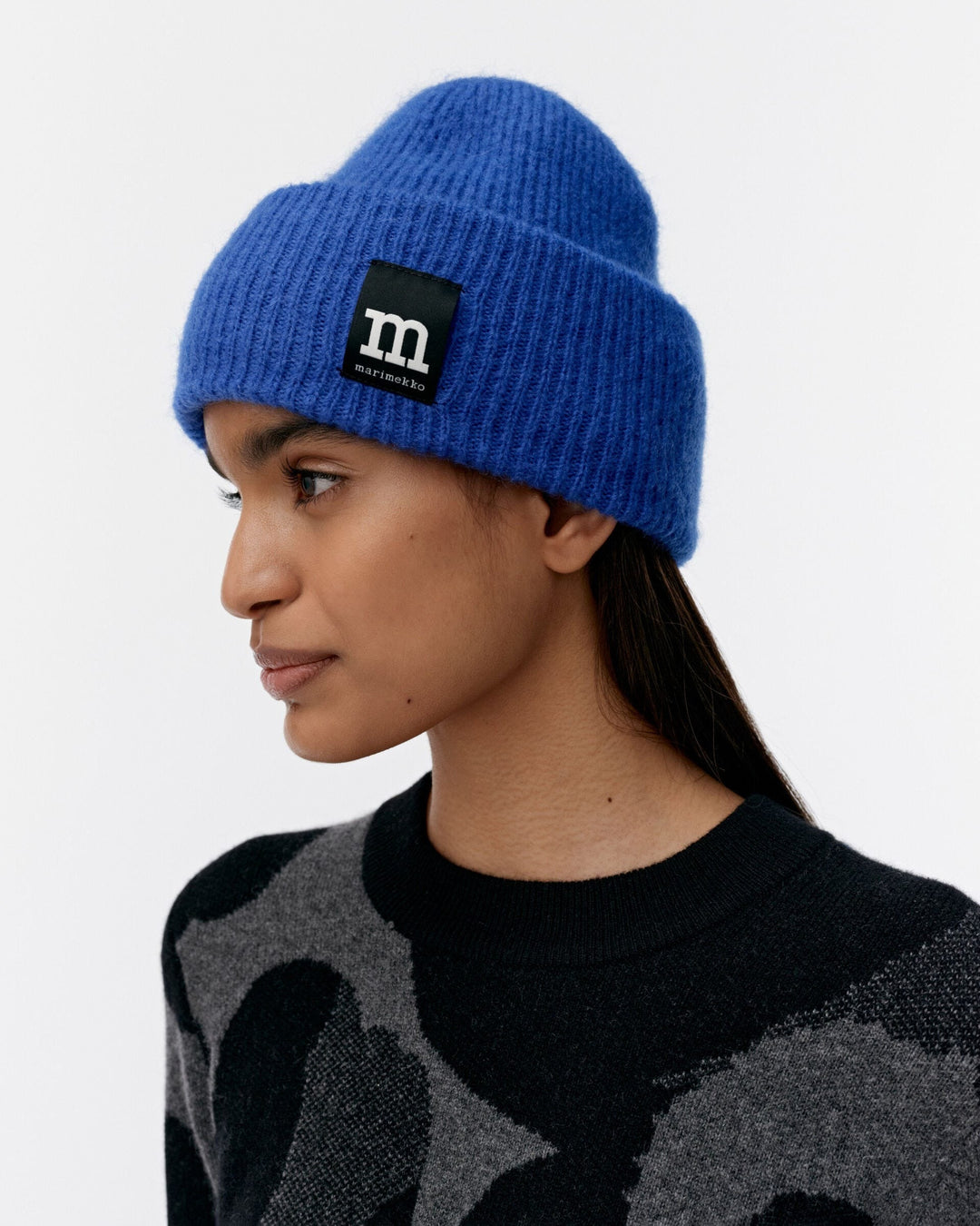 sumut solid knitted toque - blue