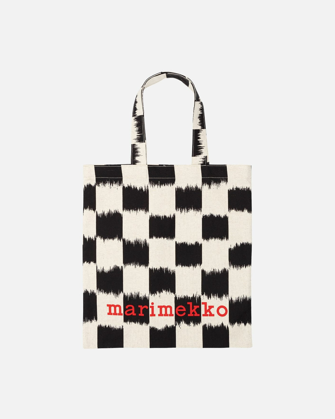 vankka jäkälä placement tote bag - black and white