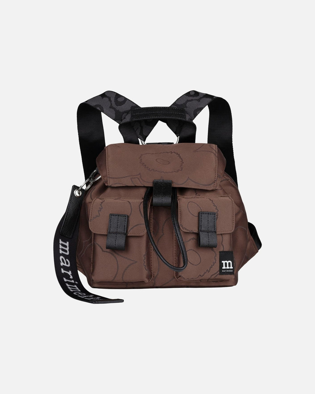 everything backpack S piirto unikko brown - backpack